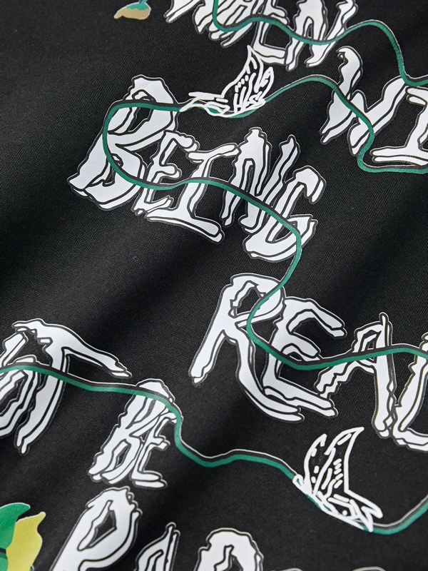 Sudadera extragrande con capucha y estampado de calavera y esqueleto para hombre-7