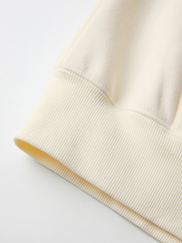 Sudadera con capucha extragrande con cordón de color liso para hombre-4