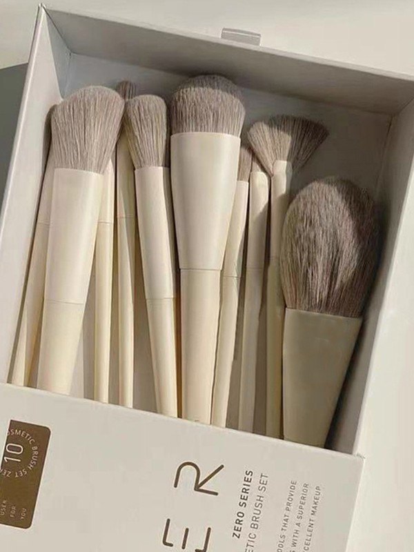 Juego de brochas de maquillaje de 10 piezas-1