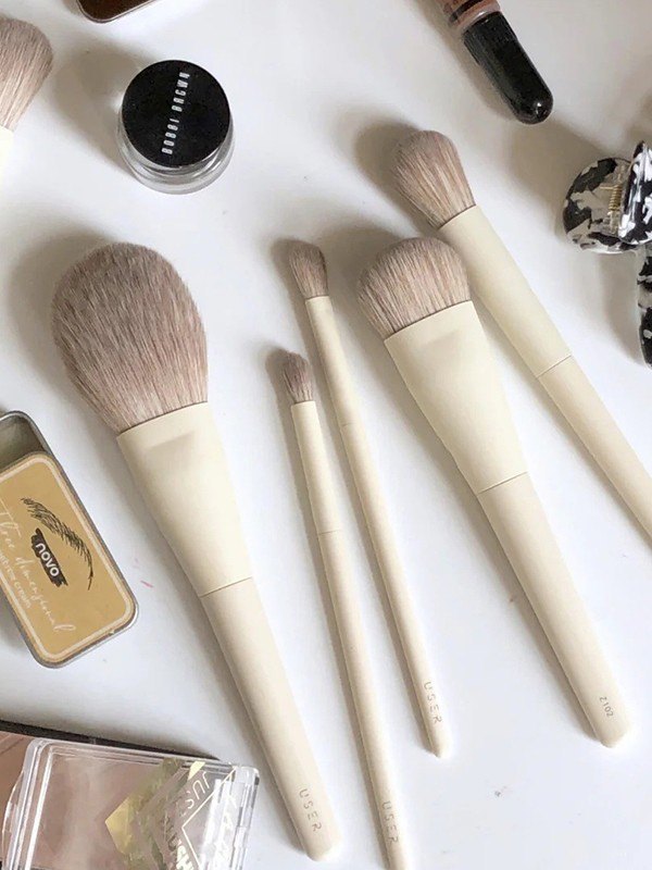 Juego de brochas de maquillaje de 10 piezas-3